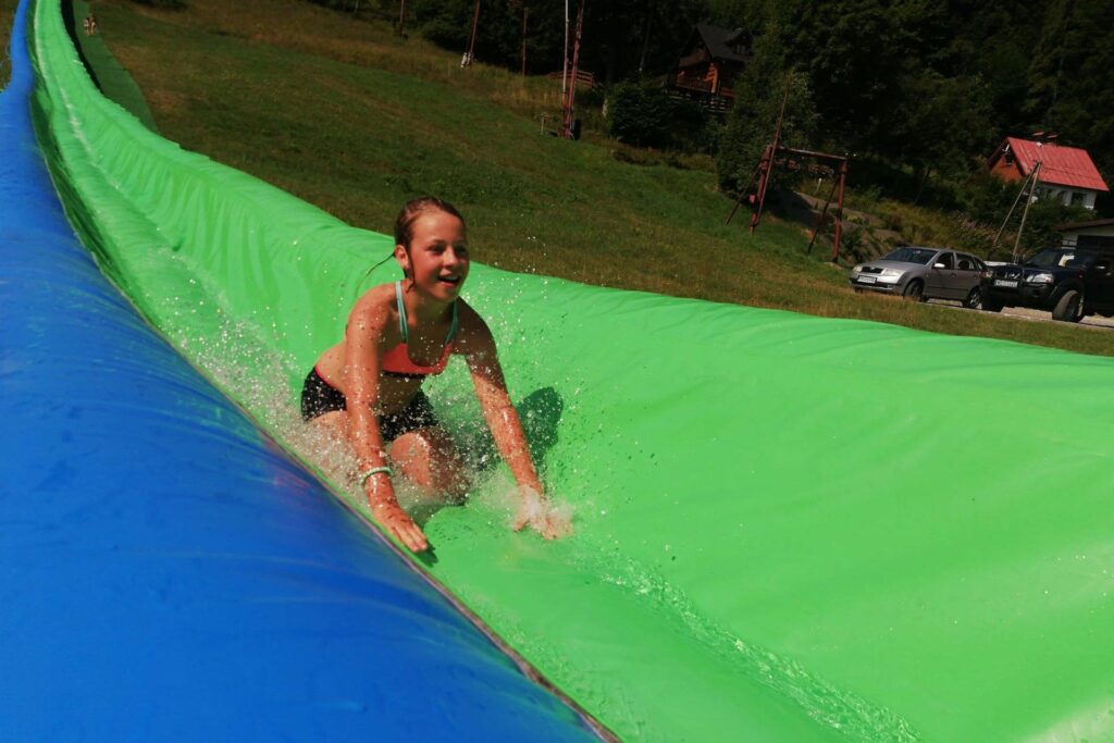 80m zjeżdżalnia wodna szczyrk