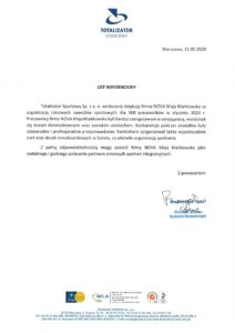 list referencyjny od Totalizatora Sportowego