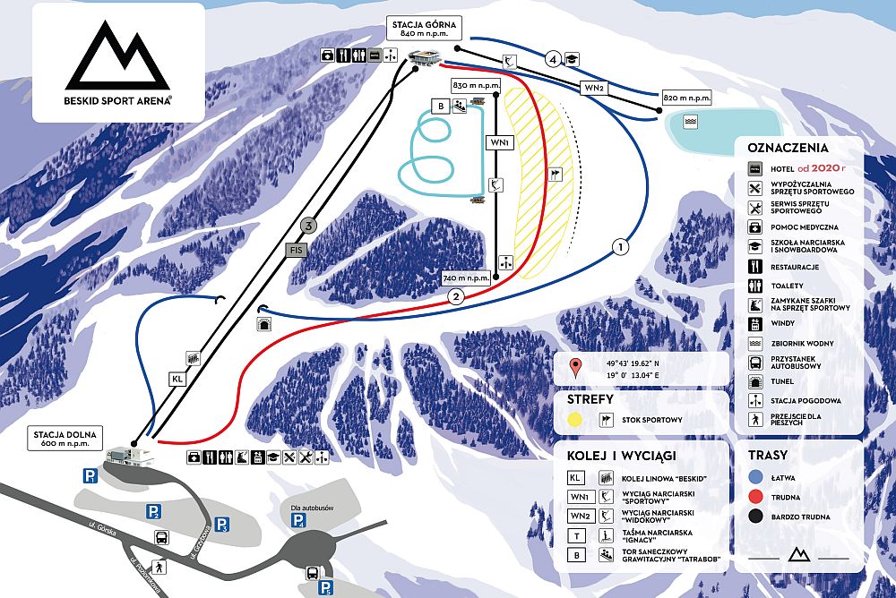 trasy narciarskie beskid sport arena w szczyrku